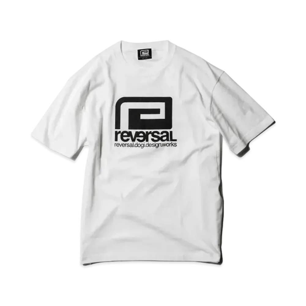 Reversal Big Mark Cotton Tee "White"