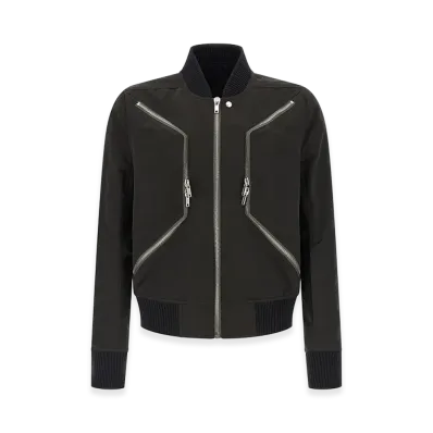Rick Owens Heizer Flight' Bomber Jacket "Black"