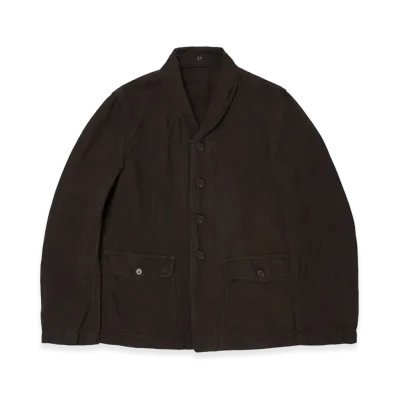 T.T Taiga Takahashi LOT.327 Modified Shawl Collar Jacket "Mud Dyed Brown"
