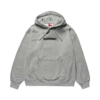 Supreme Motion Logo Hooded Sweatshirt "Heather Grey" (23SS)