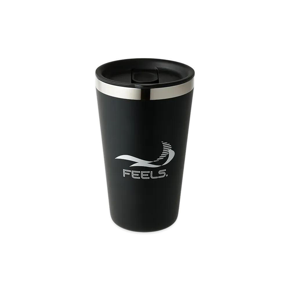 FEELS. x Hydro Flask 16oz All Around Tumbler "Black"