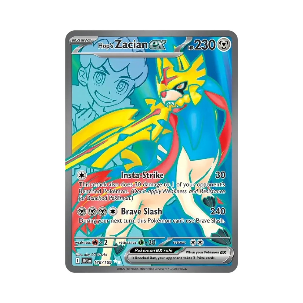 ホップのザシアンex UR [JTG EN 176/159]【英語版】(スカーレット&バイオレット「ジャーニートゥゲザー」)