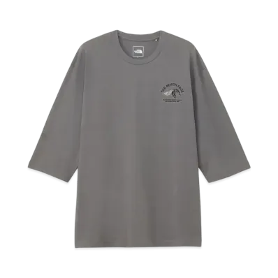 The North Face Quarter Sleeve One Point Logo Tee "Smoked Pearl"