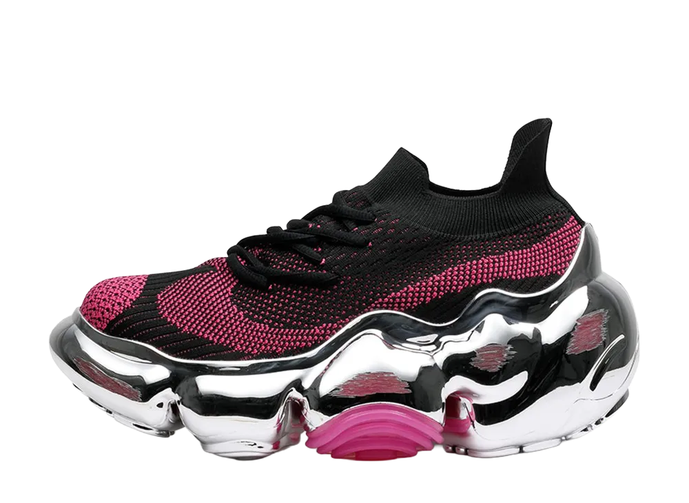 grounds MOOPIE CHROME SCRATCH "Black Pink"