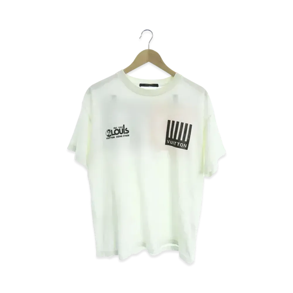 Louis Vuitton Back Flower Print T-Shirt "Blanc"