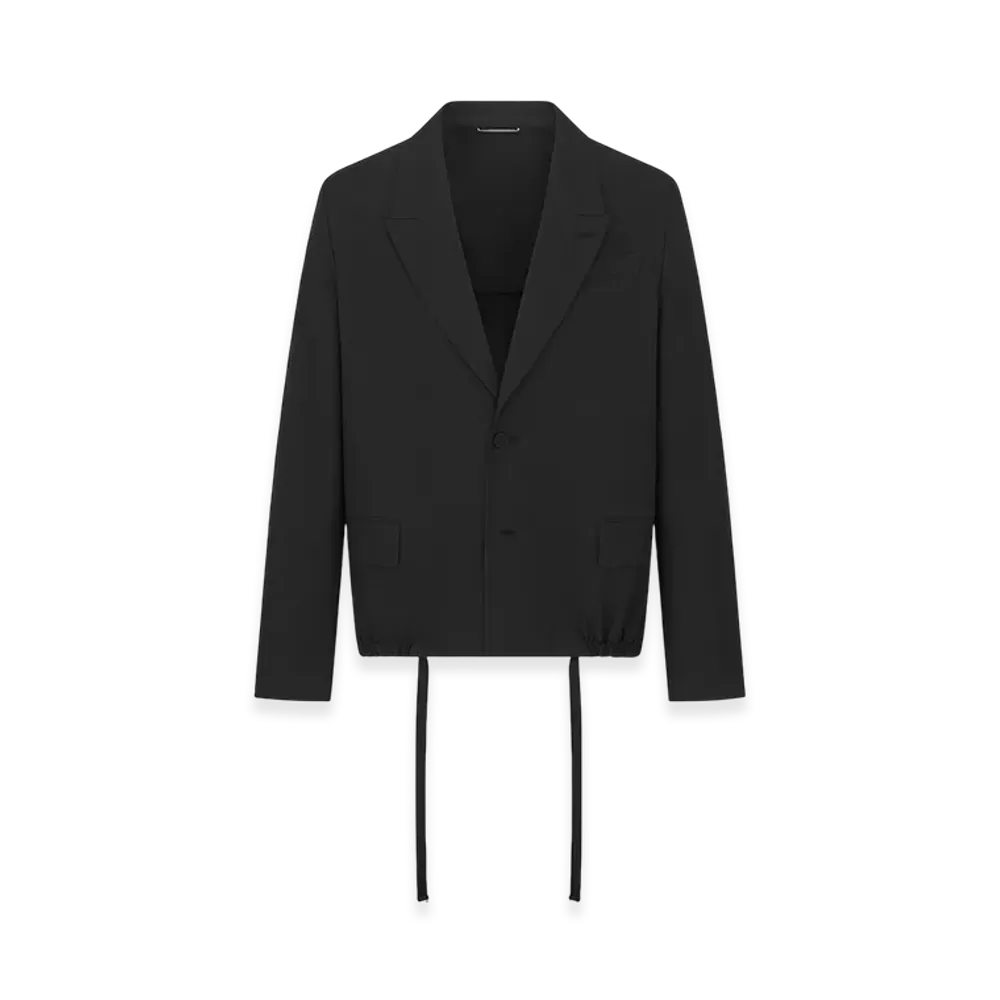 Dior Wool Mohair Silk Twill Jacket "Black"