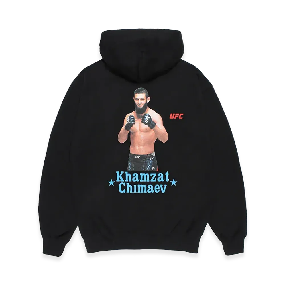 WACKO MARIA x UFC Heavy Weight Zip Hooded Sweat Shirt "Black"