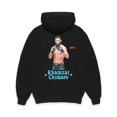 WACKO MARIA x UFC Heavy Weight Zip Hooded Sweat Shirt "Black"
