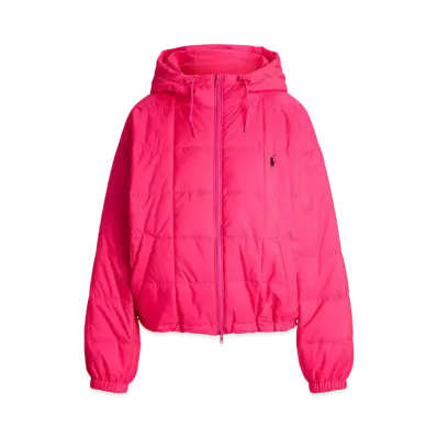 Polo Ralph Lauren Pink Pony Insulated Hooded Jacket "Red"