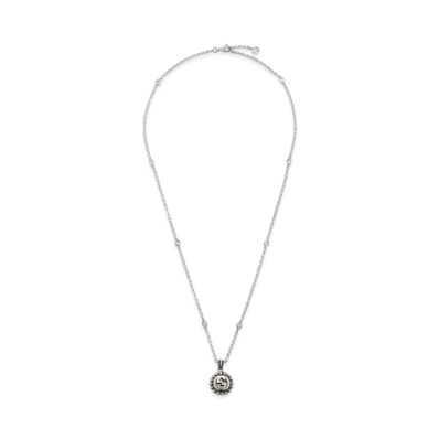GUCCI Interlocking G Necklace "Silver"