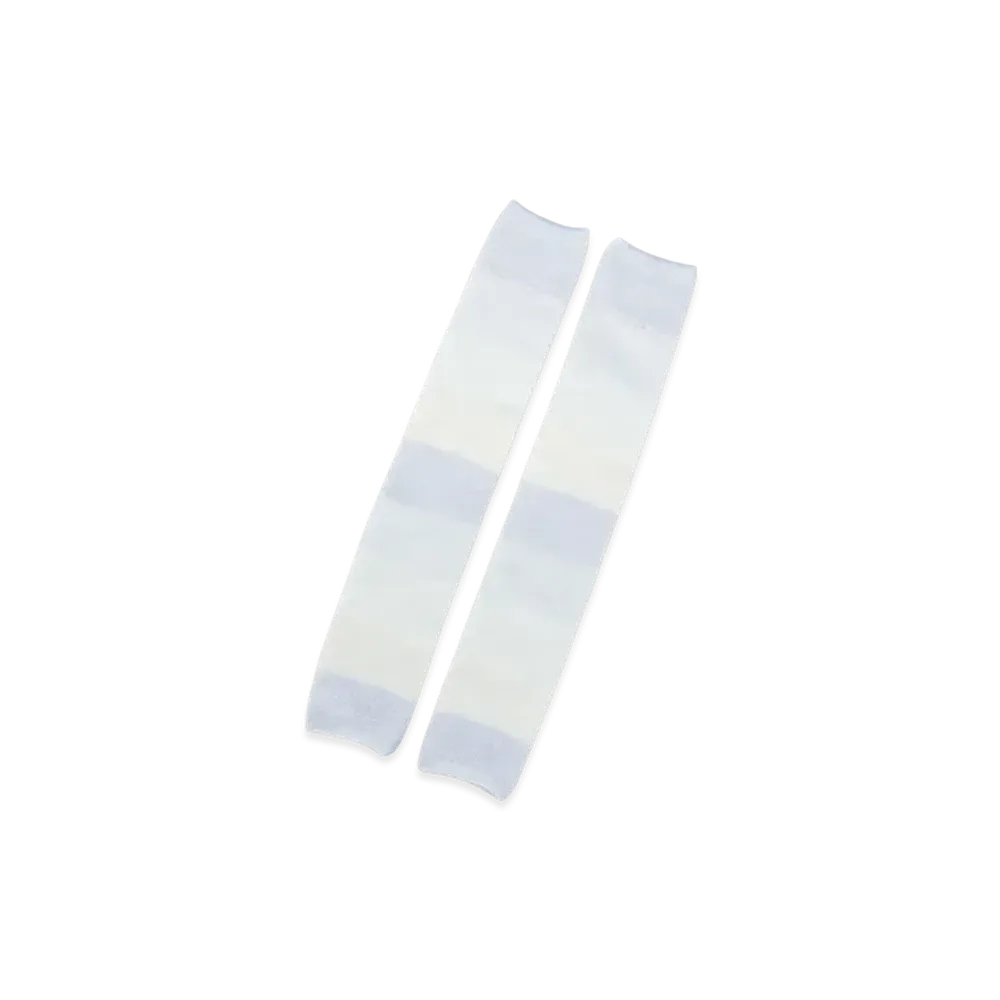 GELATO PIQUE Smoothie Block Border Leg Warmers "Blue"