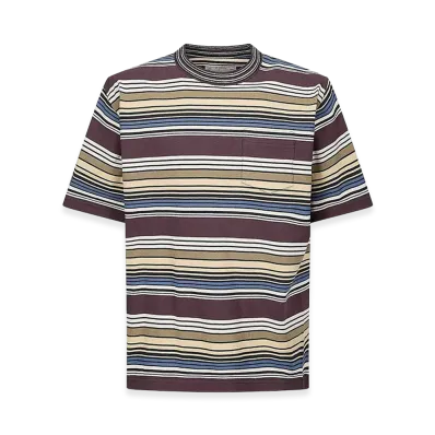 sacai Horizontal Stripe T-Shirt "Beige"