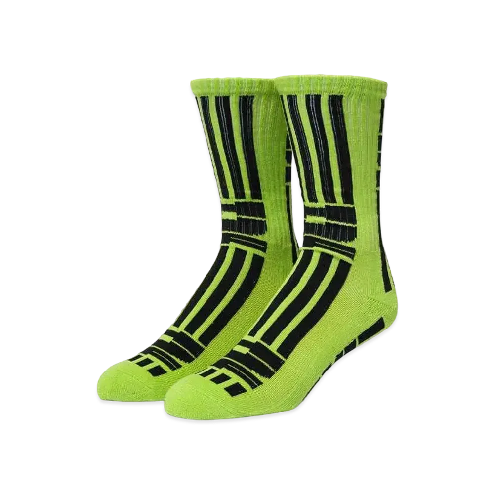HUF Starting Line Crew Socks "Huf Green"
