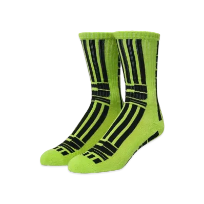 HUF Starting Line Crew Socks "Huf Green"