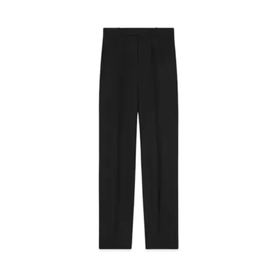 CELINE Men's Keith Pants in Wool and Mohair "Black"