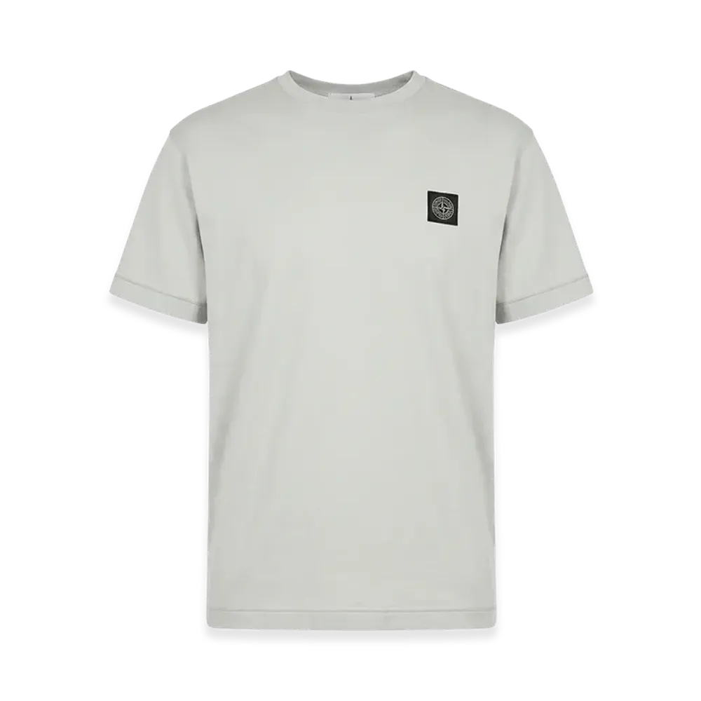 Stone Island Compass Logo Crewneck S/S T-Shirt "Gray"