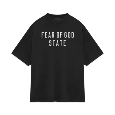 FEAR OF GOD ESSENTIALS Heavy Crewneck Tee "Black"