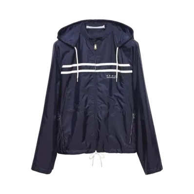 PRADA Men's Re-Nylon Jacket "Navy/White"