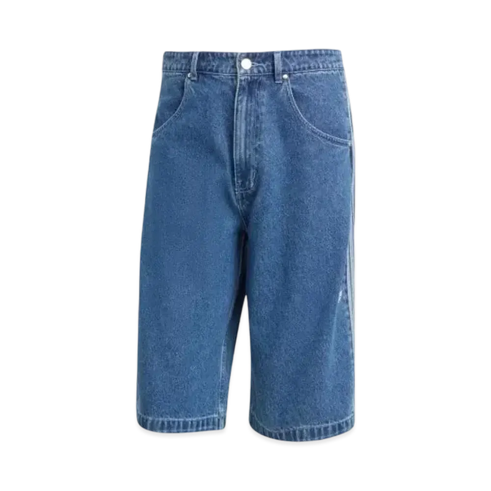 adidas Adicolor Denim Firebird Shorts "Medium Blue Denim"
