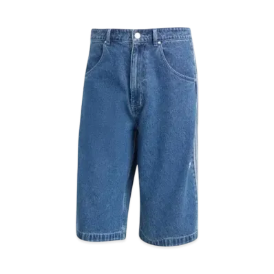 adidas Adicolor Denim Firebird Shorts "Medium Blue Denim"