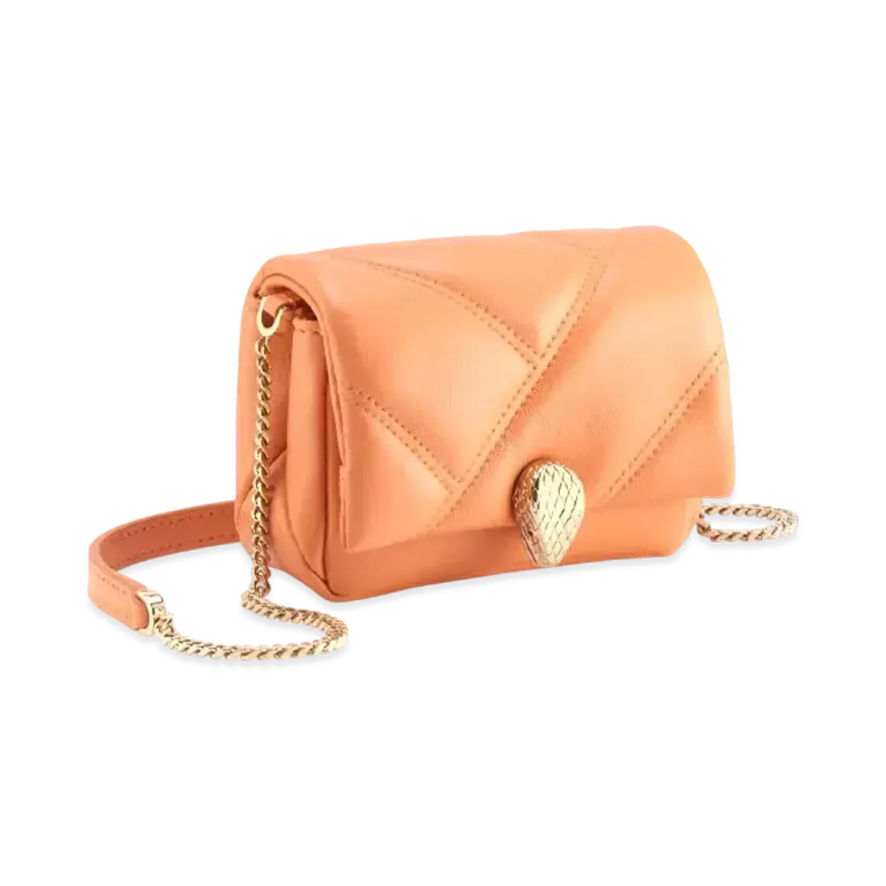 BVLGARI Serpenti Cabochon Mini Bag "Orange"