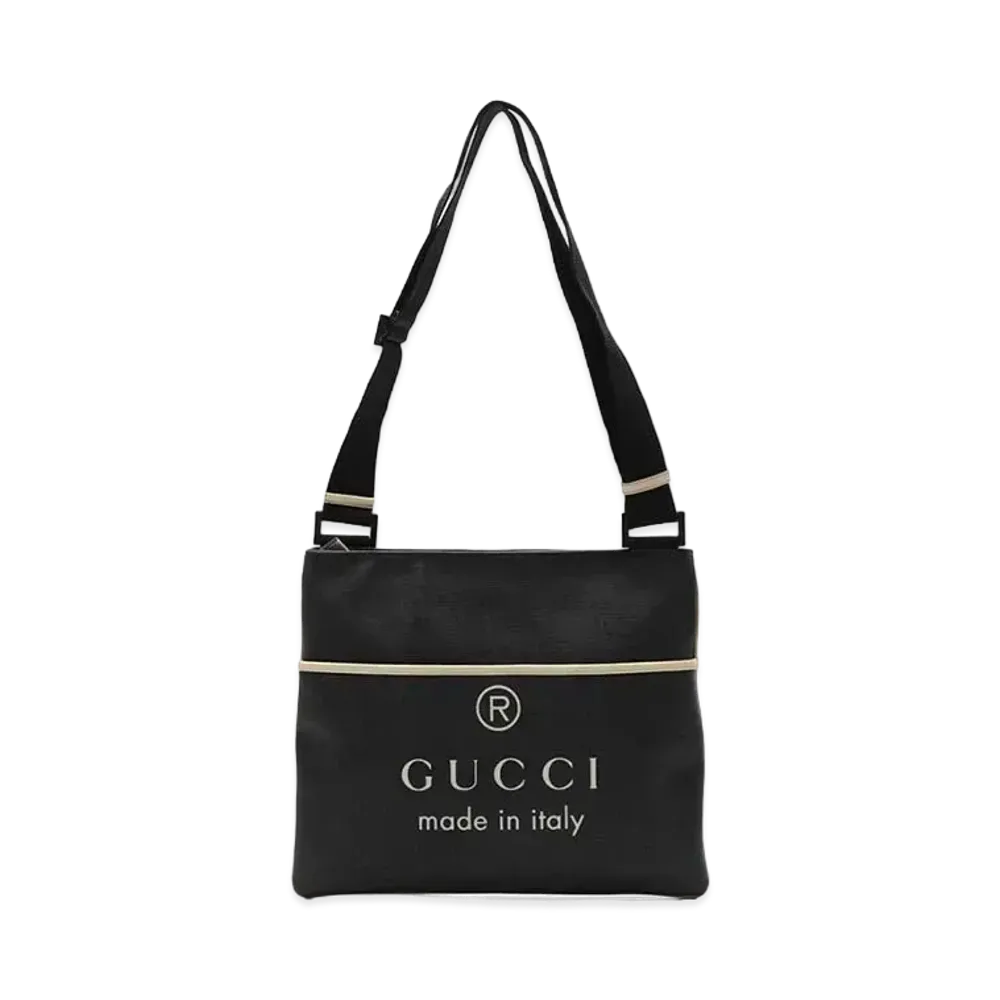 Gucci PVC Logo Messenger Bag ”Black”