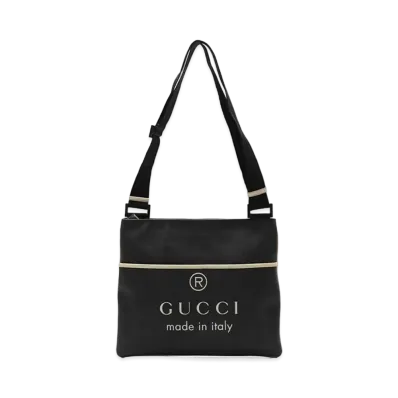 Gucci PVC Logo Messenger Bag ”Black”