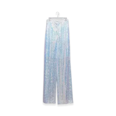 MASU Sequins Easy Pants "Pearl"