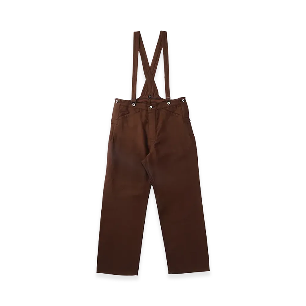 T.T Taiga Takahashi LOT.206 Braced Work Trousers "Brown"