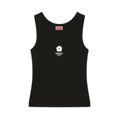 KENZO 'BOKE FLOWER 2.0' Embroidery Tank Top "Black"