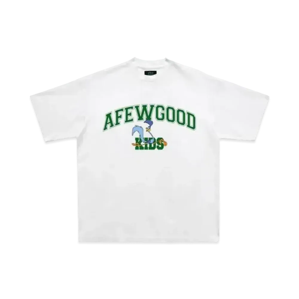 A FEW GOOD KIDS Bird College Logo Tee "White"