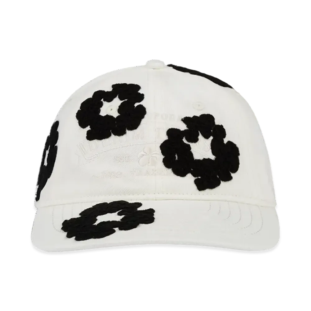 DENIM TEARS Denim Cotton Wreath Cap "White"