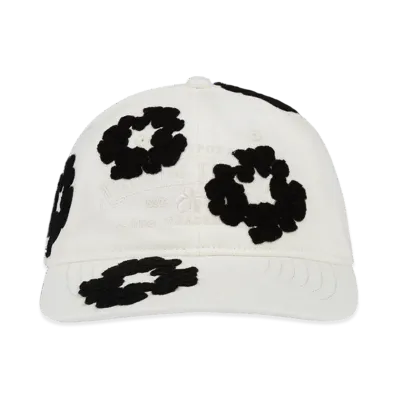 DENIM TEARS Denim Cotton Wreath Cap "White"
