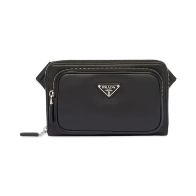 PRADA Leather Belt Bag "Black"