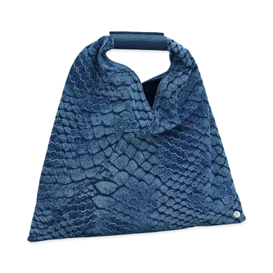 MM6 Maison Margiela Mini Tote Bag Triangle 2WAY Japanese "Blue"