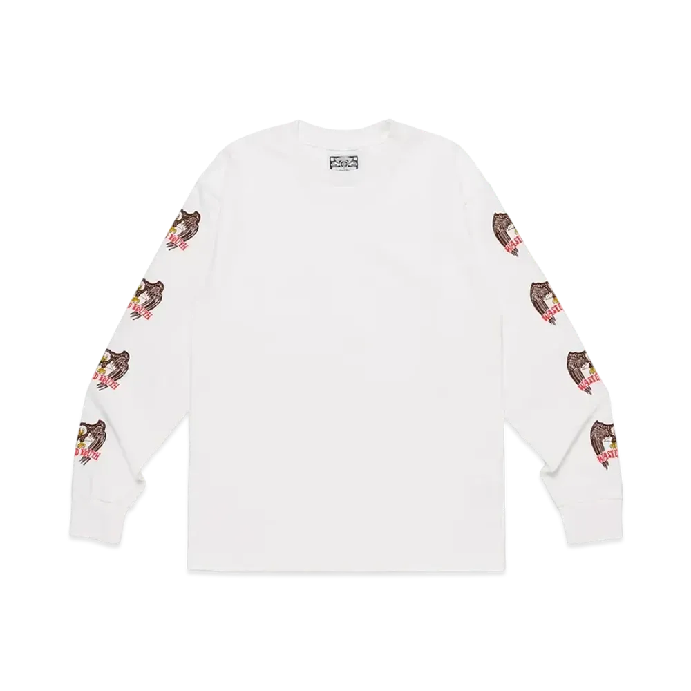 Wasted Youth Long Sleeve T-Shirt "White"