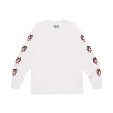 Wasted Youth Long Sleeve T-Shirt "White"