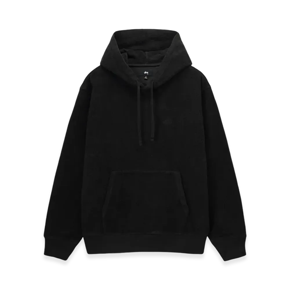 Stussy Inside Out Fleece Hoodie "Black"