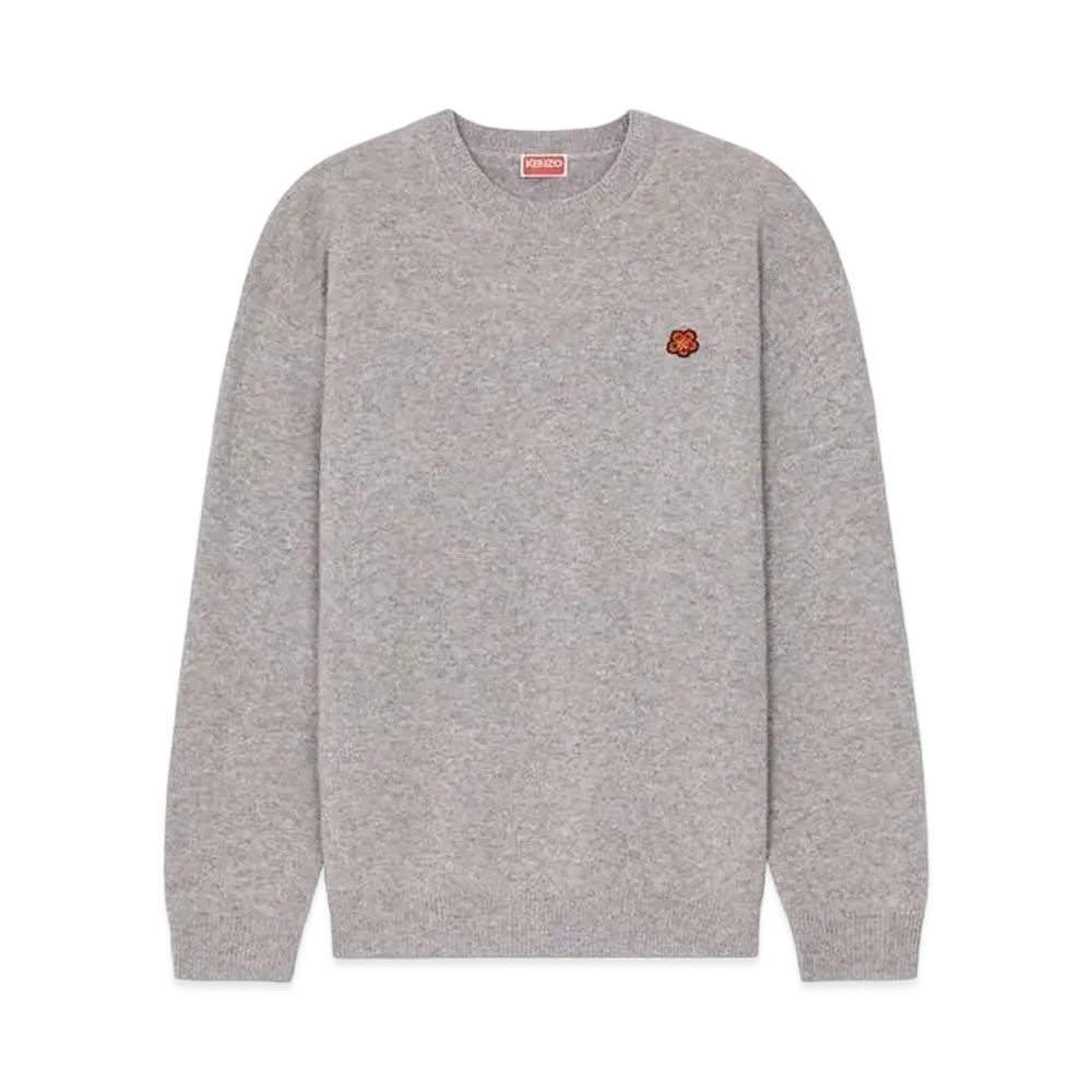 KENZO PARIS Merino Wool Jumper "Misty Grey"