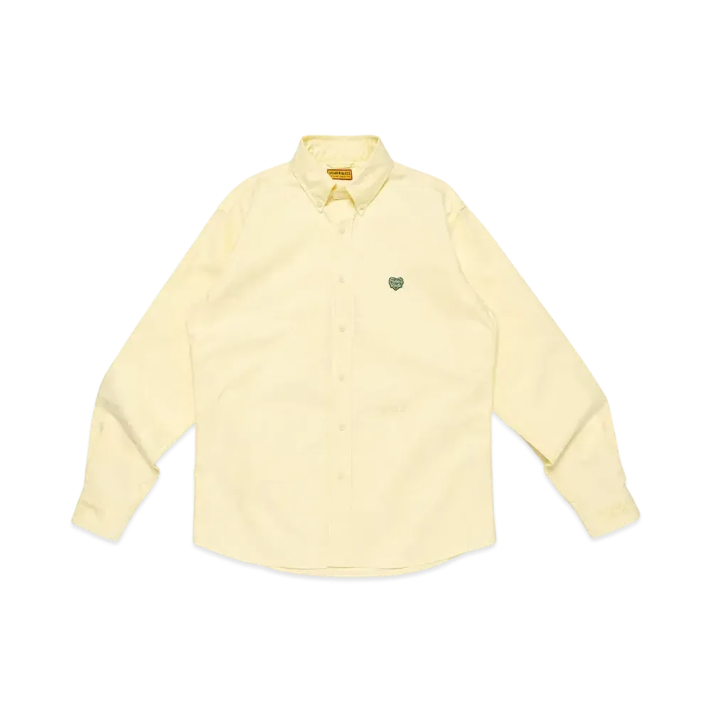 HUMAN MADE Oxford Bd Shirt "Yellow"