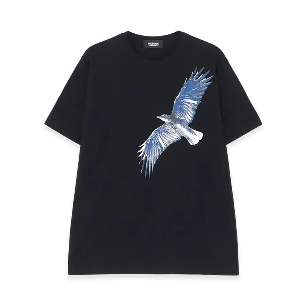 WILDSIDE YOHJI YAMAMOTO Crow T-Shirt "Black"