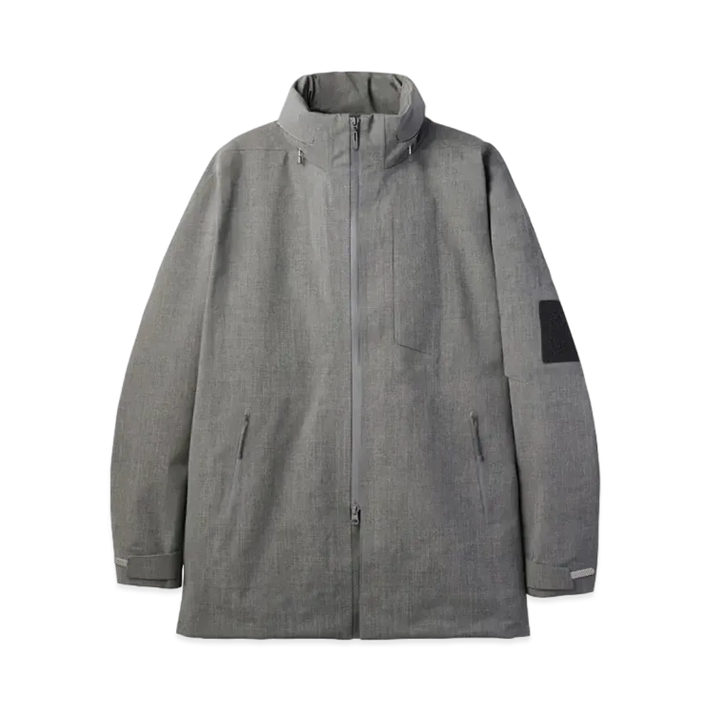 DESCENTE Allterrain Hard Shell Wool Blouson "Heather Gray"