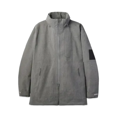 DESCENTE Allterrain Hard Shell Wool Blouson "Heather Gray"