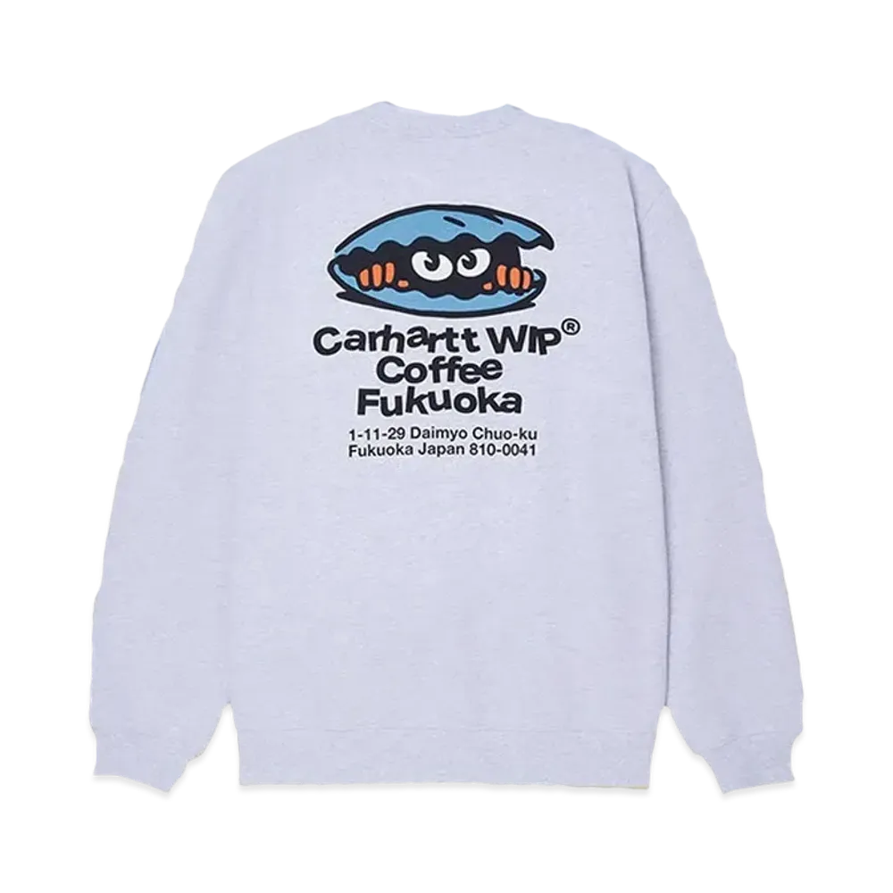 Carhartt WIP Fukuoka Sweatshirt "Ash Heather"