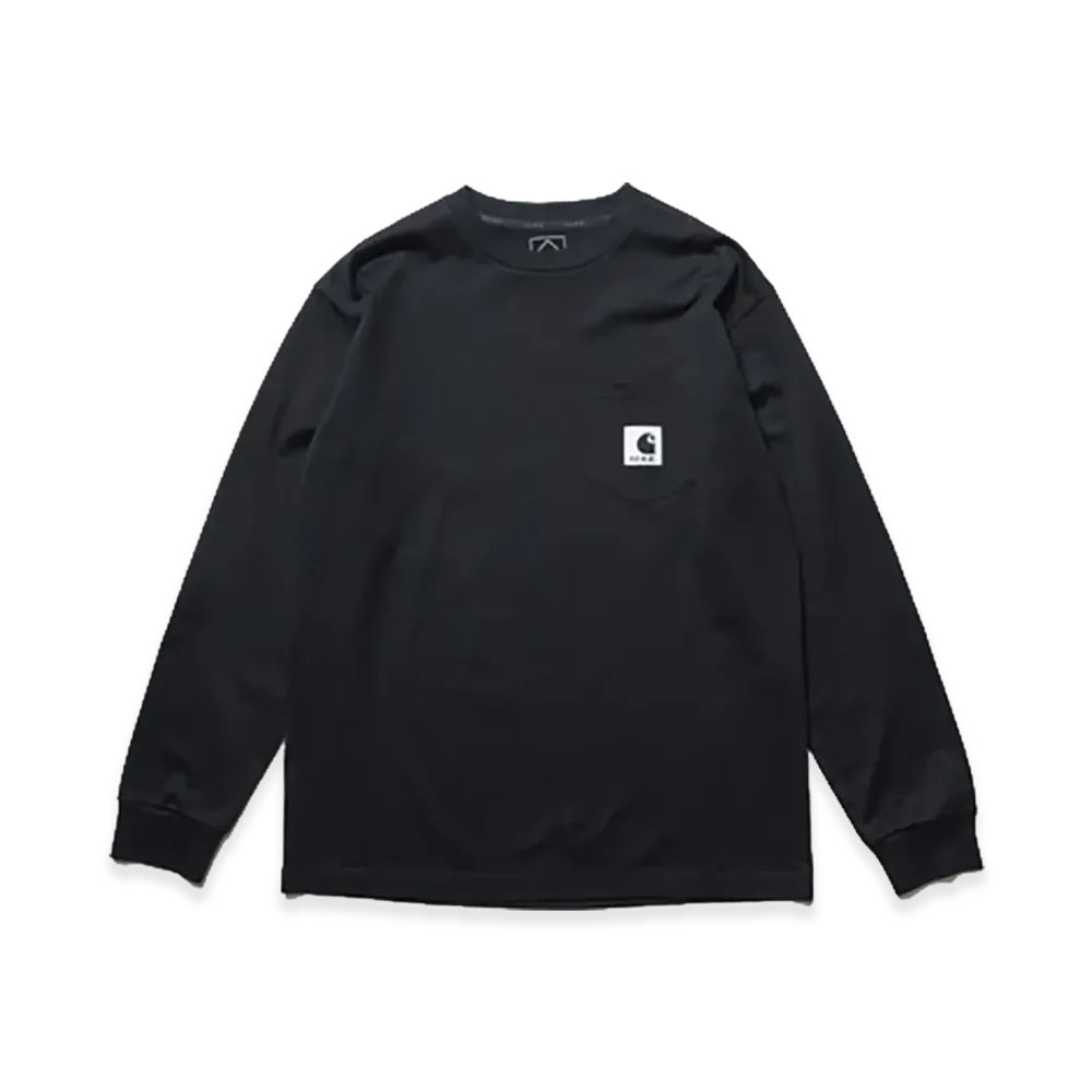 F.C.Real Bristol x Carhartt WIP L/S Pocket Tee "Black"