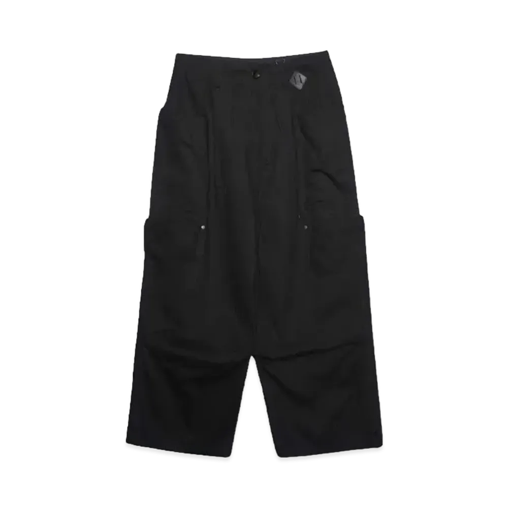 Younger Song double pocket wide chino pants "BLACK"