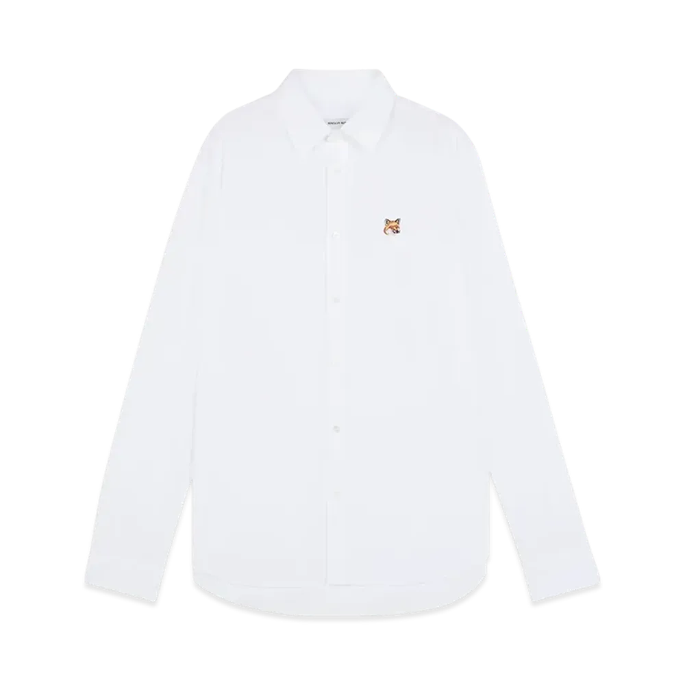 Maison Kitsune Fox Head Classic Shirt "White"