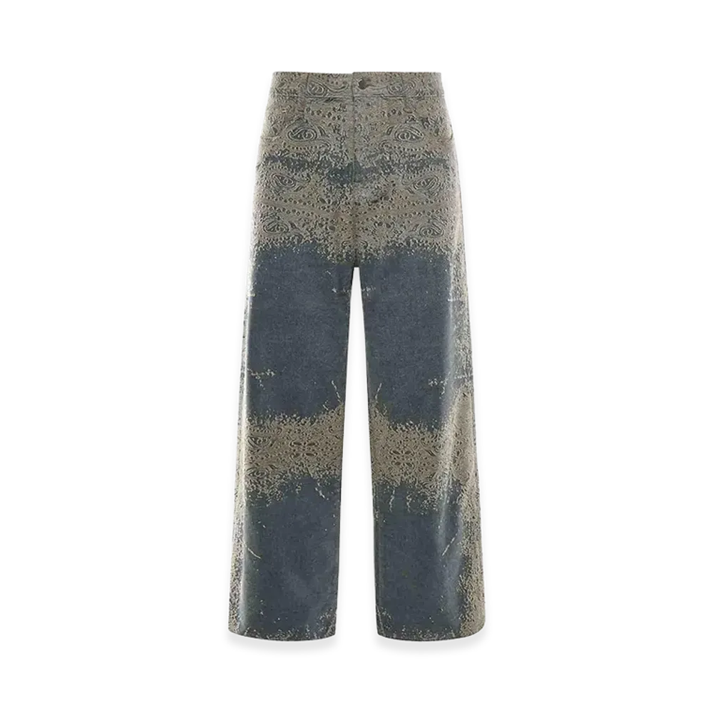 AMIRI Bandana Baggy Jeans "Medium Wash"