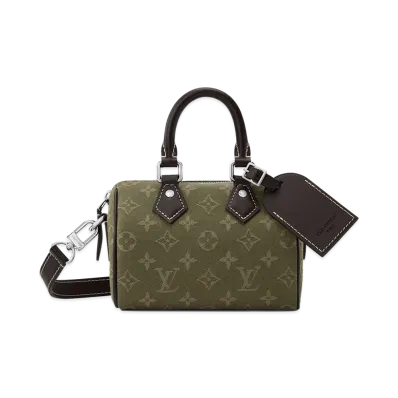 Louis Vuitton Speedy Bandouliere 18 "Khaki Green"