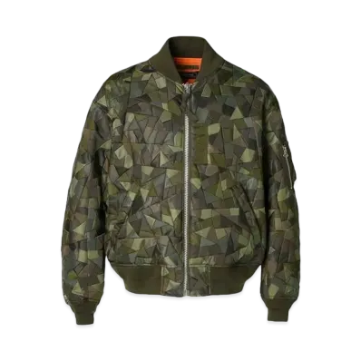 ANREALAGE Order Made Patchwork MA-1 "Khaki"